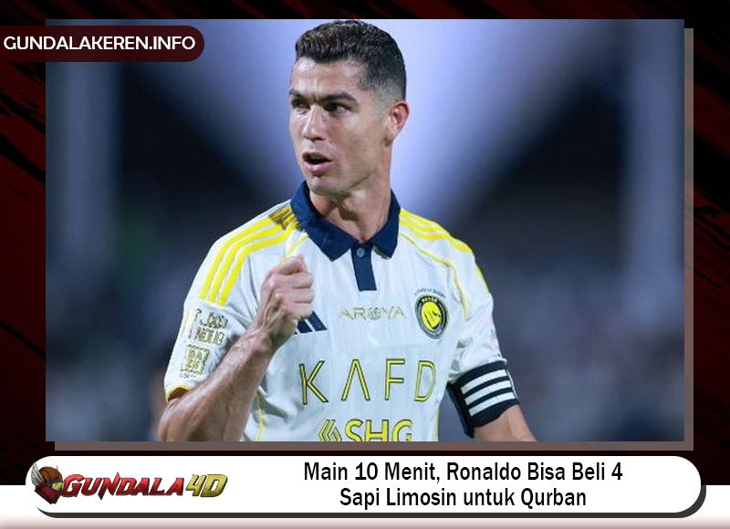Main 10 Menit, Ronaldo Bisa Beli 4 Sapi Limosin untuk Qurban