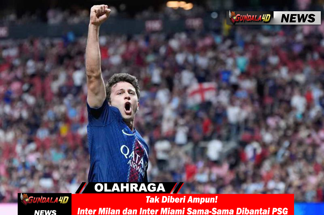 Tak Diberi Ampun! Inter Milan dan Inter Miami Sama-Sama Dibantai PSG