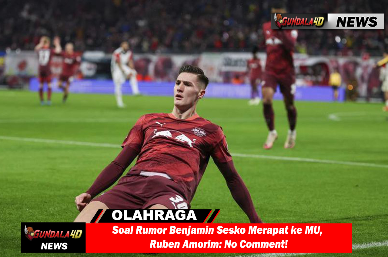 Soal Rumor Benjamin Sesko Merapat ke MU, Ruben Amorim: No Comment!