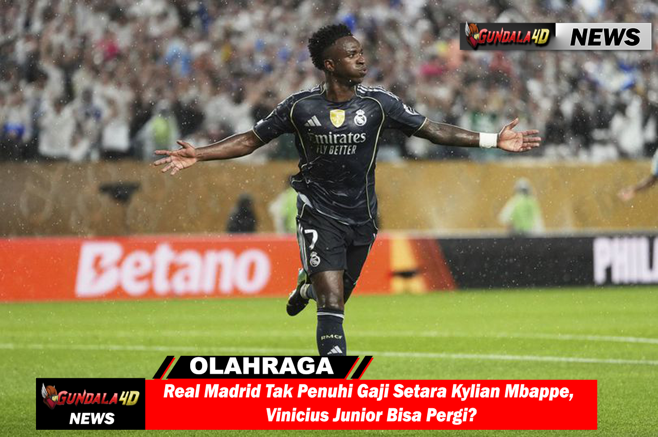 Real Madrid Tak Penuhi Gaji Setara Kylian Mbappe, Vinicius Junior Bisa Pergi?