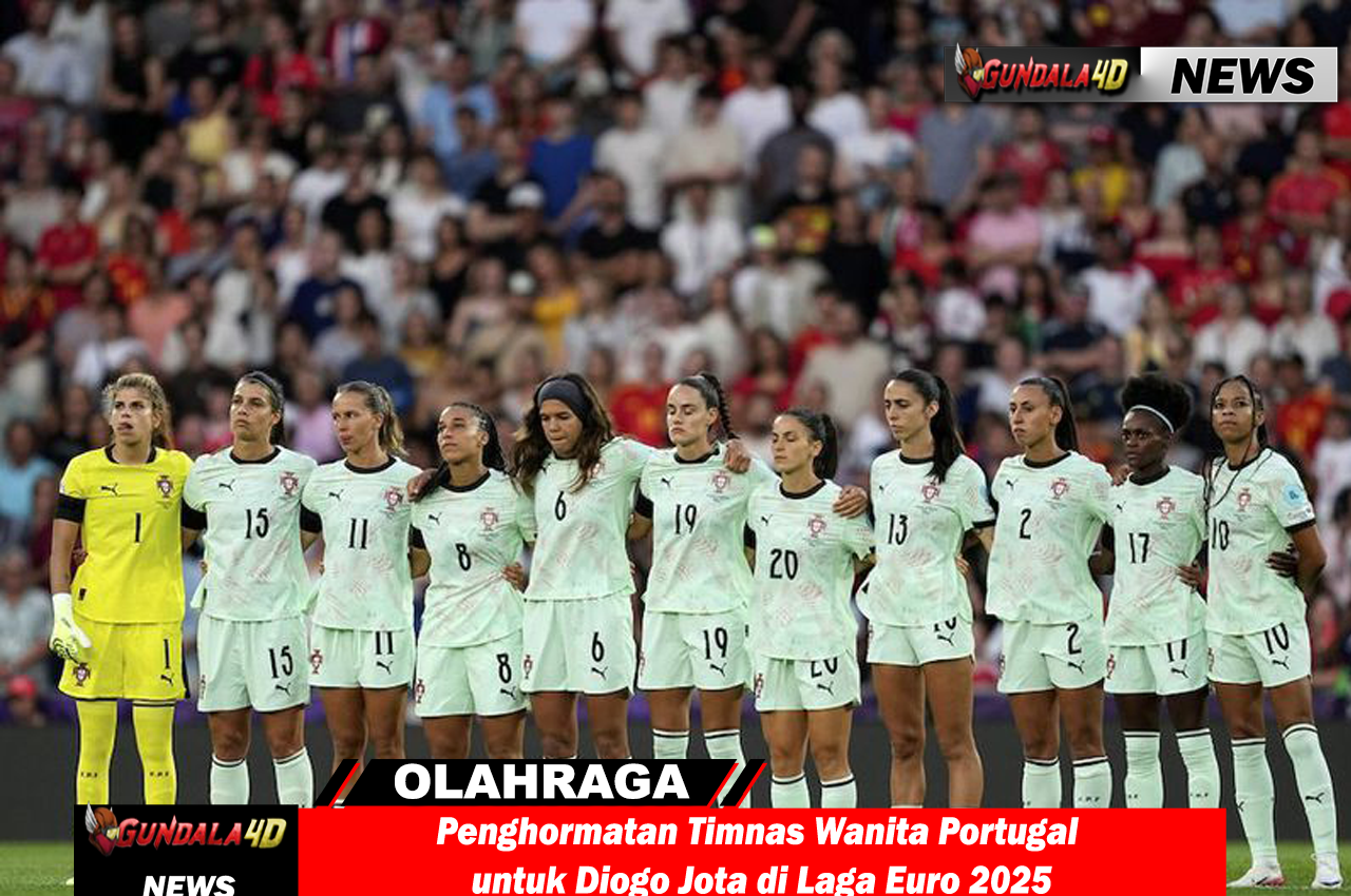 Penghormatan Timnas Wanita Portugal untuk Diogo Jota di Laga Euro 2025