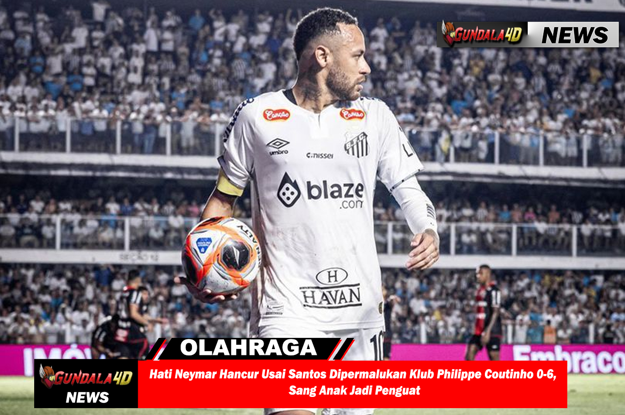 Hati Neymar Hancur Usai Santos Dipermalukan Klub Philippe Coutinho 0-6, Sang Anak Jadi Penguat