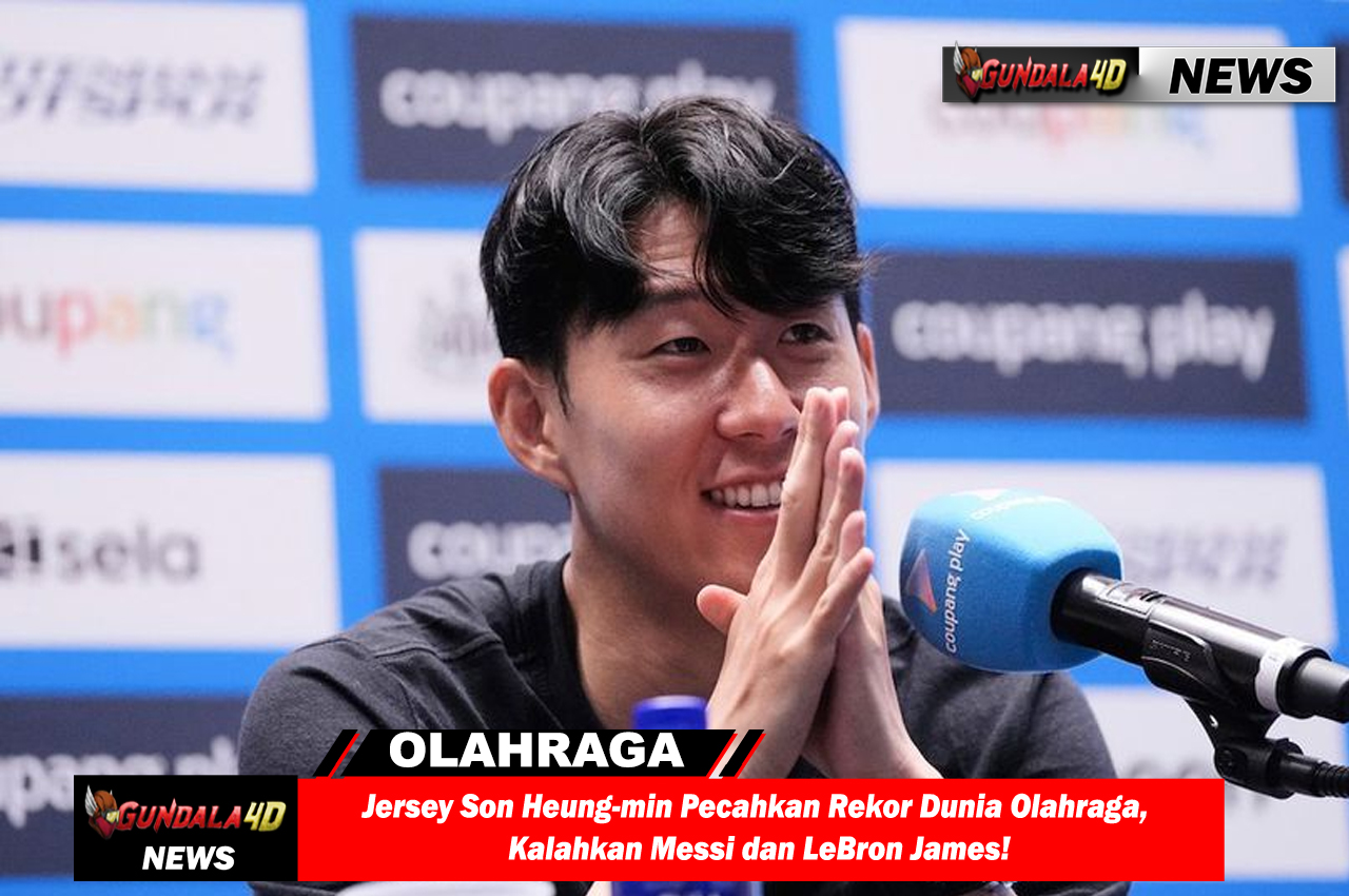 Jersey Son Heung-min Pecahkan Rekor Dunia Olahraga, Kalahkan Messi dan LeBron James!